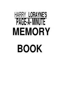 Page-a-Minute Memory Book cover