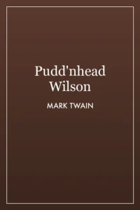 Pudd'nhead Wilson cover