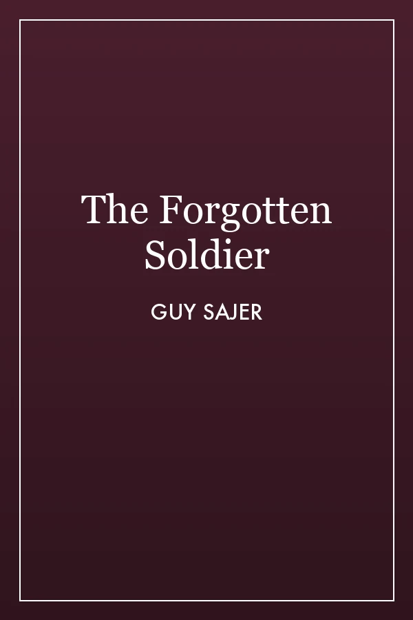 The Forgotten Soldier cover