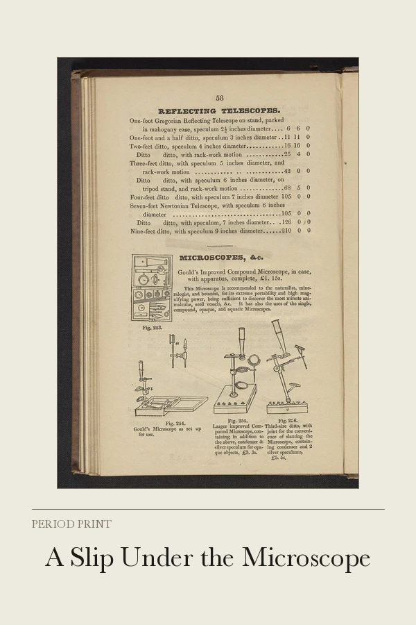 A Slip Under the Microscope cover