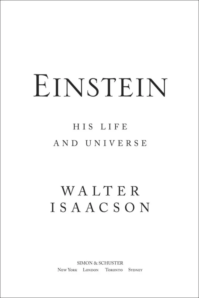 Einstein: His Life and Universe cover